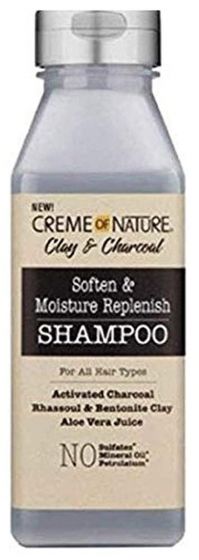 Creme of Nature Clay & Charcoal Replenishing Shampoo 12oz