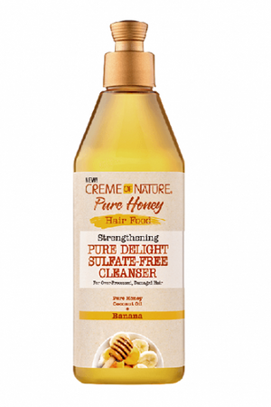 Creme of Pure Honey Hair Food Pure Delight Sulfate Free Cleanser 12oz.