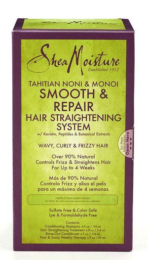 Shea Moisture Tahitian Noni & Monoi Smooth&Repair Hair Straightening System