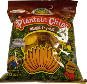Tropical Plantain Chips Naturally Sweet 85 g