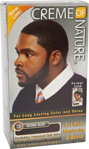 Creme Of Nature Hair Colour Kit Man Natural Black