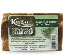 African Black Soap - Kuza Natural Tea Tree  African Black Soap 114 g