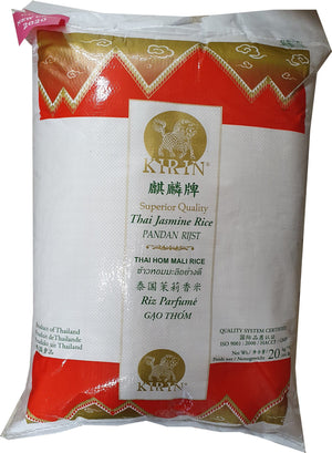 Kirin Tha  Pandan Jasmine Rice 20 kg