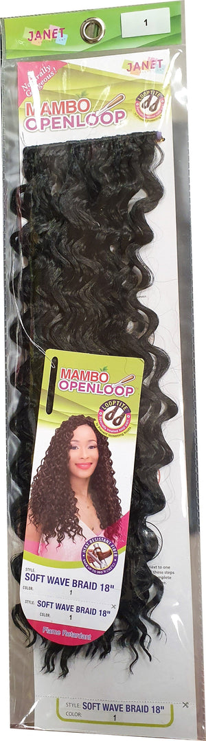 Janet Mambo Openloop Soft Wave Braid 18 Inch