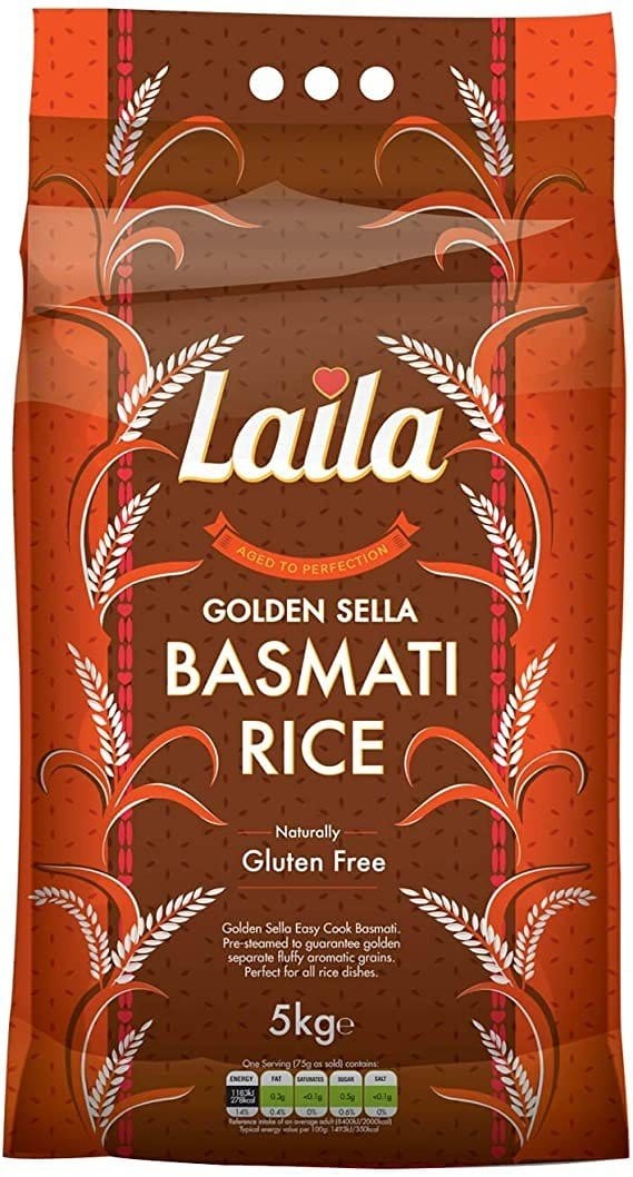 Laila Basmati Golden Sella 5 kg Africa Products Shop