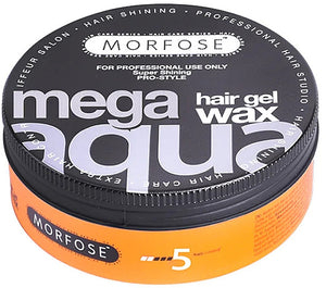 Morfose Mega Aqua Hair Gel Wax 5 150 ml - Africa Products Shop