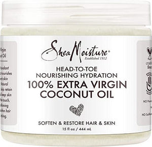 Shea Moisture 100% Extra Virgin Coconut Oil 444 ml - Africa Products Shop