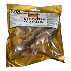 African Beauty Stockfish COD Fillets 100 g - Africa Products Shop