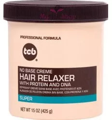TCB No Base Cream Hair Relaxer Super 212g - Africa Products Shop