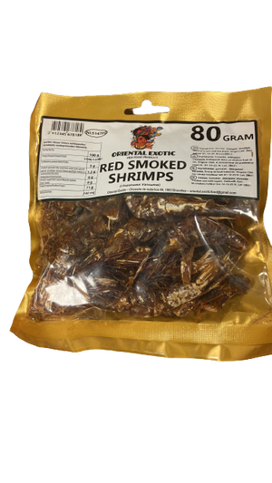 Red Smoked Shrimp Whole 80 g - Africa Products Shop