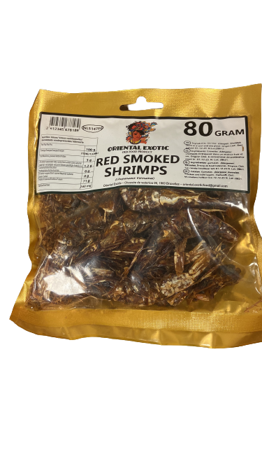 Red Smoked Shrimp Whole 80 g