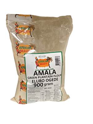 African Beauty Amala Green Plantain Flour Elubo Egede 900 g - Africa Products Shop