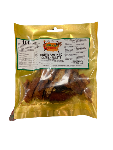African Beauty Dried Smoked Catfish Fillets100 g