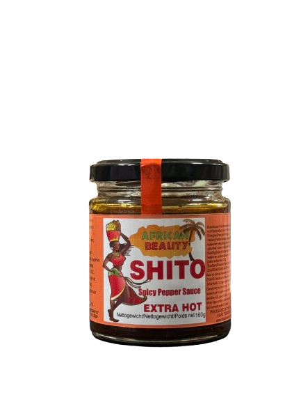 African Beauty Shito Spicy Pepper Sauce Extra Hot 160 g