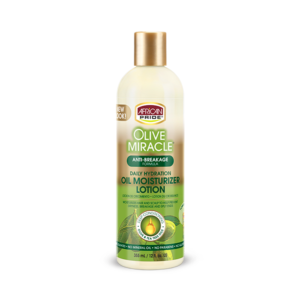African Pride Olive Miracle Moisturizer Lotion 12 oz.
