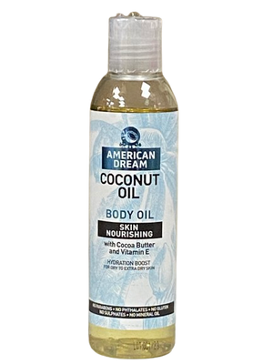 American Dream Coconut Oil Body Oil Skin Nourishing 200 ml - Africa Products Shop
