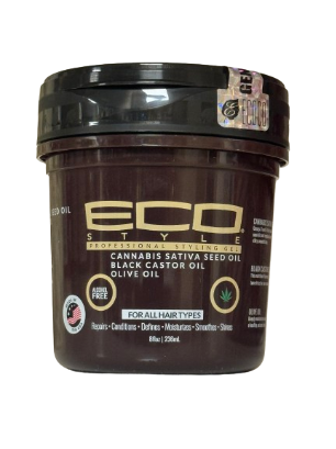 Eco Style Cannabis Sativa Oil Black Castor Oil Olive Oil 236 ml