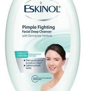 Eskinol Pimple Fighting Facial Deep Cleanser 225 ml - Africa Products Shop