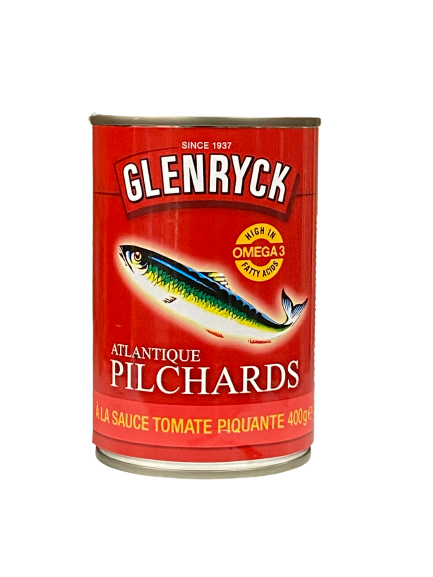 Glenryck Atlantique Pilchards In Tomato Sauce Piquante 400 G