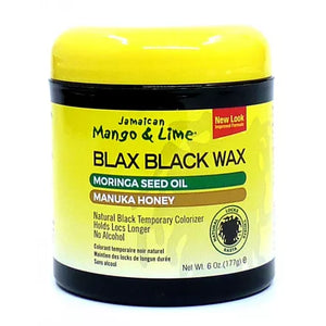 Jamaican Mango & Lime Blax Black Wax 6 oz - Africa Products Shop