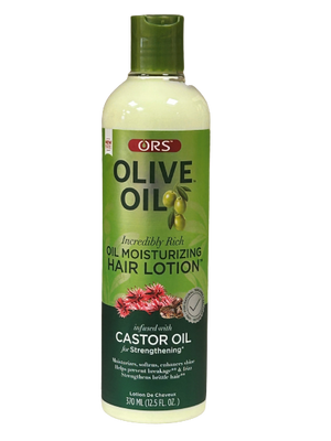 ORS Olive Oil Moisturizing Hair Lotion Castor Oil 370 ml - Africa Products Shop