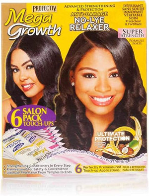 Profectiv Mega Growth No-Lye Relaxer Kit Super Strength 6-Pack - Africa Products Shop