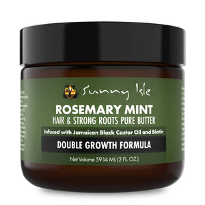 Sunny Isle Rosemary Mint & Strong Roots Pure Butter 2oz
