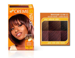 Creme of Nature Permanent Hair Color 5.2 Mahogany Glow - Africa Products Shop