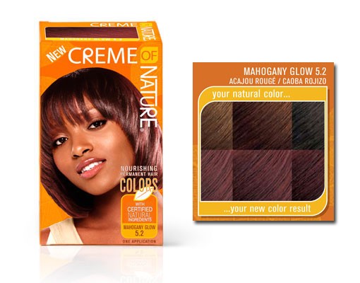 Creme of Nature Permanent Hair Color 5.2 Mahogany Glow