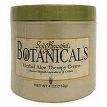 SOFT&BEAUTIFUL BOTANICALS HERBAL  ALOE THERAPY CREME 113G - Africa Products Shop