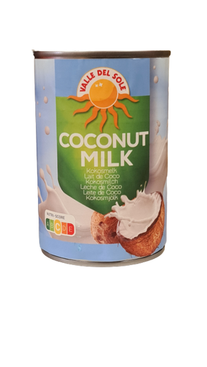 VALLE DEL SOLE COCONUTMILK 6% 400 ML - Africa Products Shop