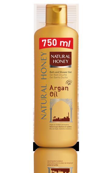 Natural Honey Argan Oil Shower Gel 750 ml
