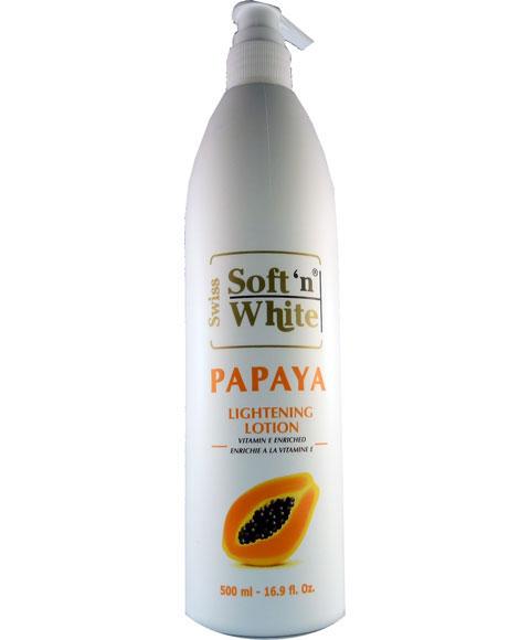 Swiss Soft'n White Papaya Lightening Lotion 500 ml