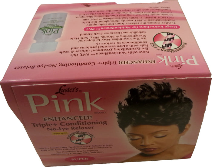 Pink Triple and Conditioning No-Lye Relaxer Super