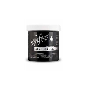 Sofn'Free Styling Gel with Protein Black 16oz