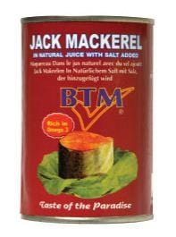 Jack Mackerel in Natural Juice 400 g