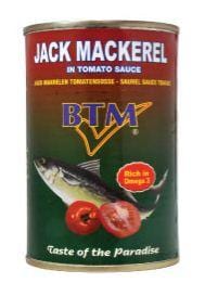 Jack Mackerel Tomate Sauce BTM 400 g