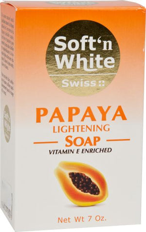 ​Soft 'N White Swiss Papaya Soap 200 g