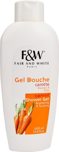 Fair and White Brightening Shower Gel Carrot 1000 ml