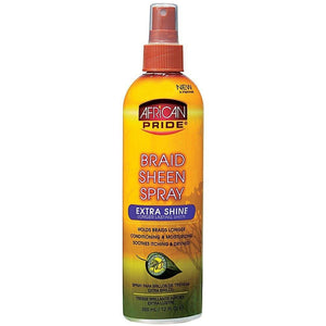 African Pride Braid Sheen Extra Spray 12 oz