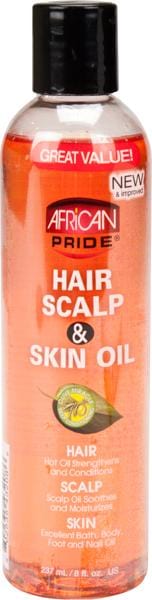African Pride Hair & Scalp Skin Oil 8 oz