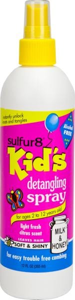 Sulfur 8 Kids Detangling Spray 12 oz