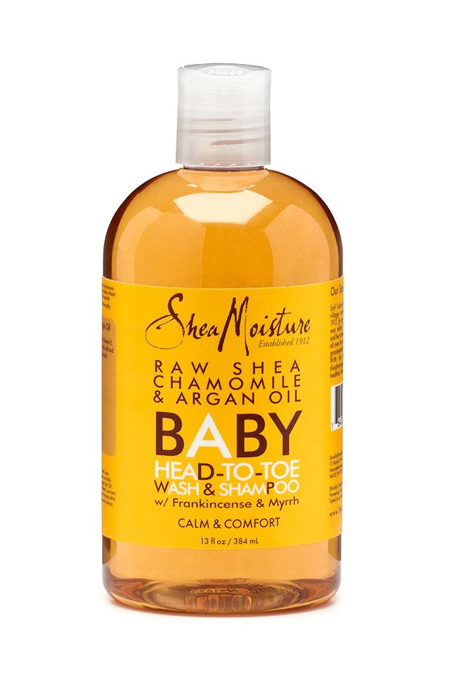 Shea Moisture Baby Raw Shea Butter Shampoo Chamomie and Argan Oil 380 ml