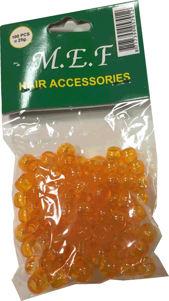 Hair Beads Yellow MEF Hair Accessoires