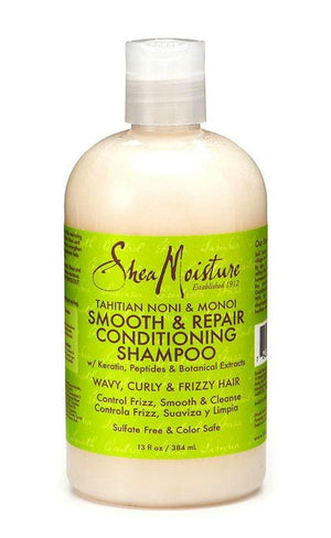 Shea Moisture Tahitian Noni and Monoi Smooth Repair Conditioning Shampoo 384 ml