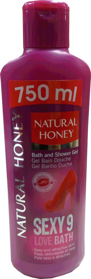 Natural Honey Bath and Shower Gel Sexy 9 750 ml