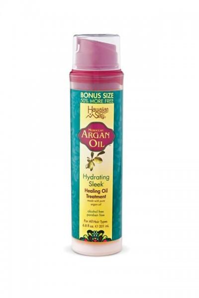 Hawaiian Silky Argan Oil Hydrating Sleek Healing Oil Treatment 201 ml