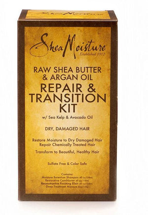 Shea Moisture Raw Shea Butter and Argan Oil Repair and Transition Kit