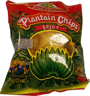 Tropical Plantain Chips Spicy 85 g