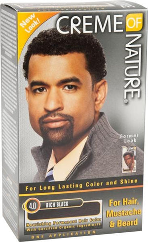 Creme Of Nature Hair Colour Kit Man Rich Black